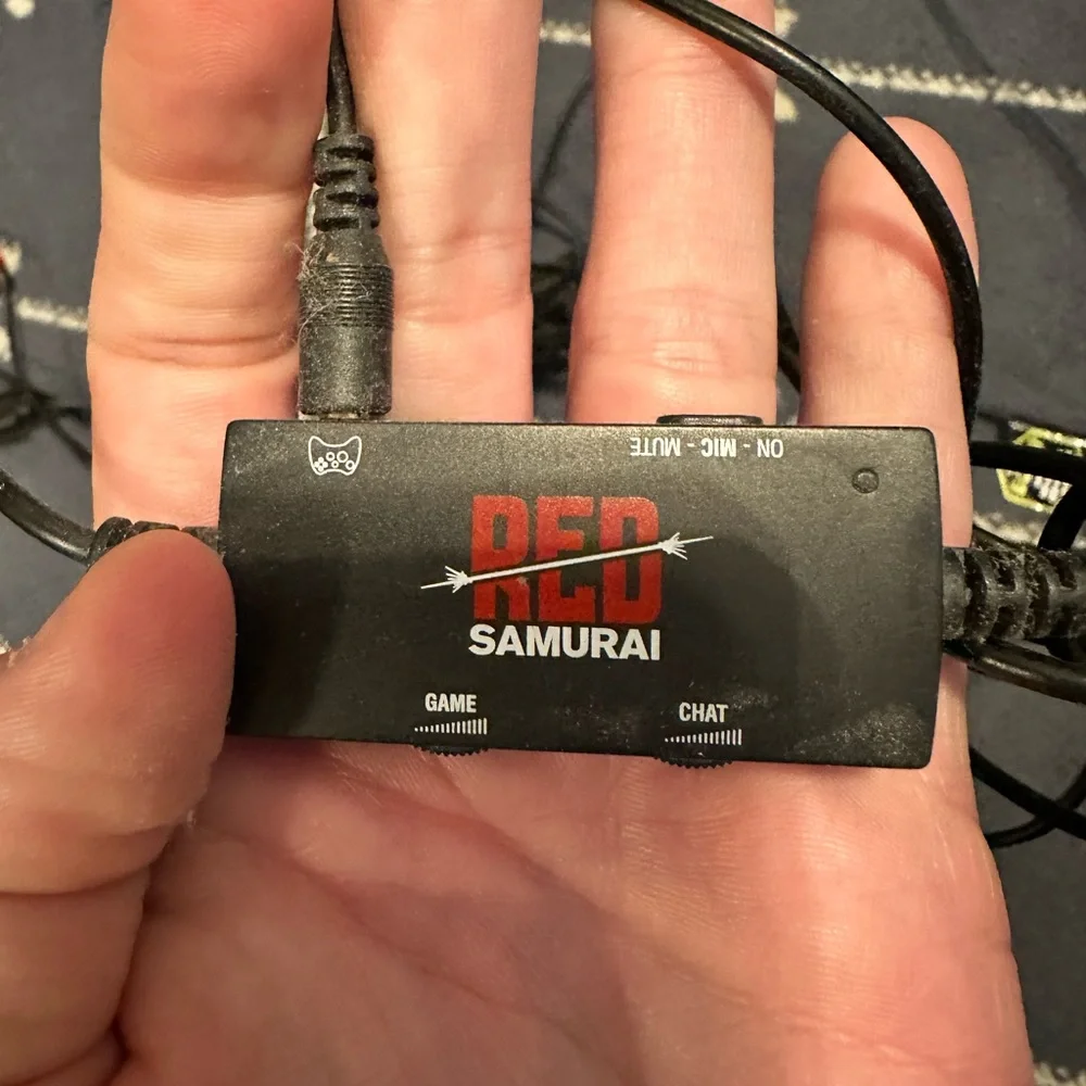 Red Samurai Gamer Headphones For Xbox Systems & More